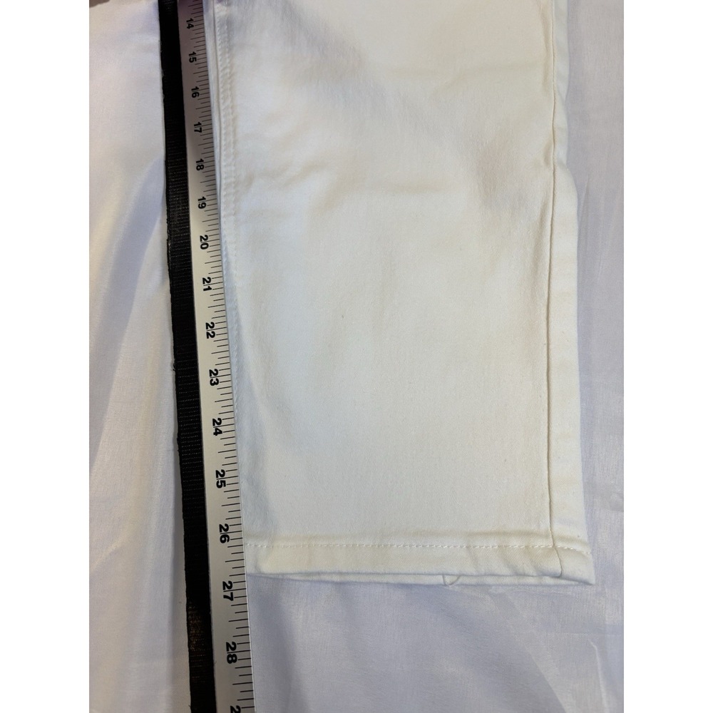 DG2 Diane Gilman Women's 22WP White Uplifter Skinny‎ Jeans Comfort Minimalist - Picture 9 of 9